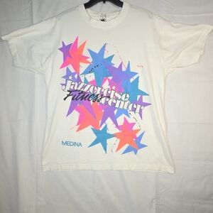 Jazzercise Fitness Center Tee, Size XL.